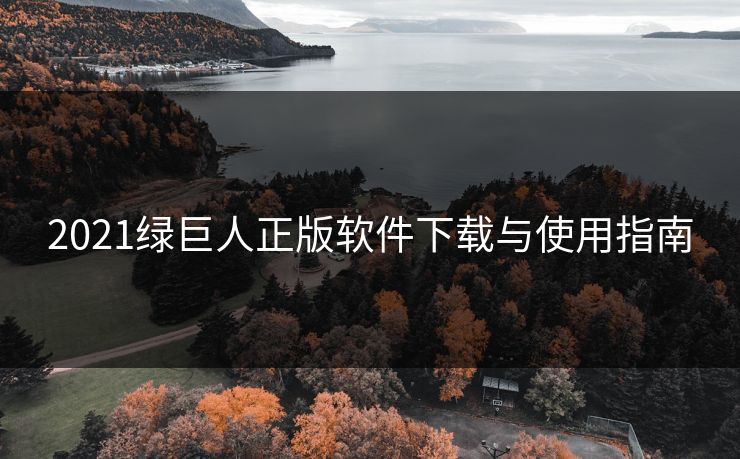 2021绿巨人正版软件下载与使用指南